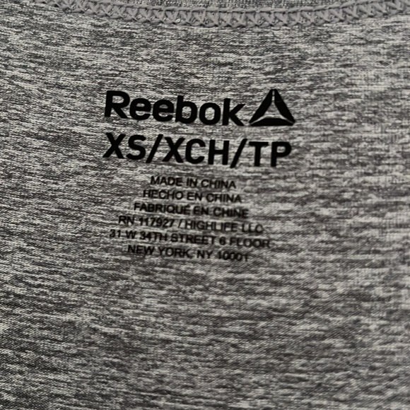 NWT grey Reebok tank top - Picture 2 of 4